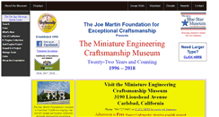 Desktop Screenshot of craftsmanshipmuseum.com