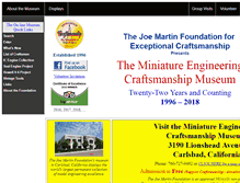 Tablet Screenshot of craftsmanshipmuseum.com